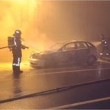 Sofocado el incendio de un coche en La Lastrilla