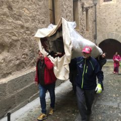 Los Gigantones viajan a Reus para su primera restauración integral