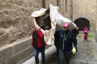 Los Gigantones viajan a Reus para su primera restauración integral