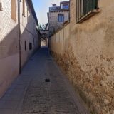 Corte de tráfico en la calle Velarde este martes