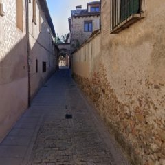 Corte de tráfico en la calle Velarde este martes