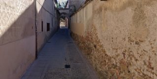 Corte de tráfico en la calle Velarde este martes