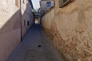 Corte de tráfico en la calle Velarde este martes