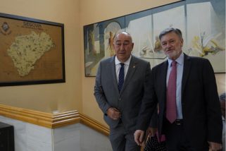 Vazquez inicia su ronda institucional en la Diputación con De Vicente