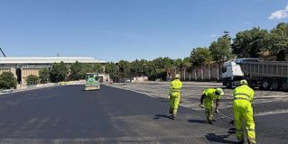 Corte de circulación en Coronel Rexach por asfaltado en el antiguo Regimiento