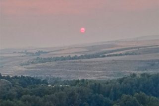 Confinamiento y mascarilla recomendados por la mala calidad del aire en Segovia