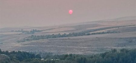 Confinamiento y mascarilla recomendados por la mala calidad del aire en Segovia